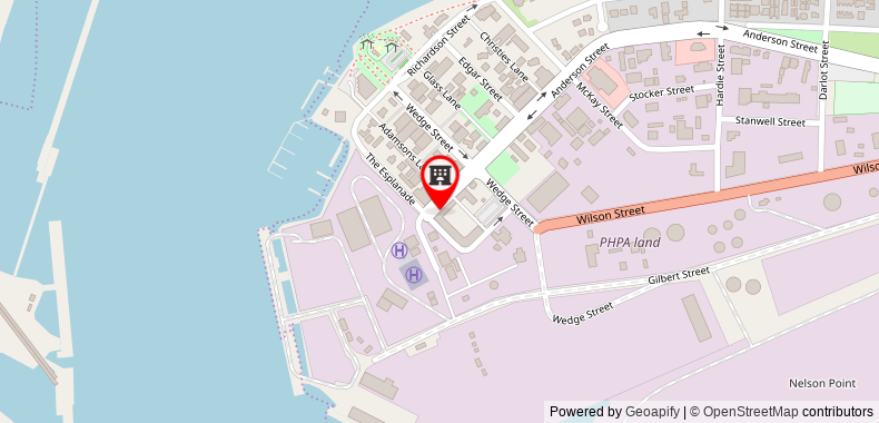 在地图上查看黑德蘭港濱海大酒店
