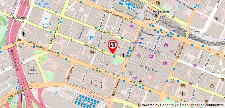 Holiday Inn Perth City Centre on maps