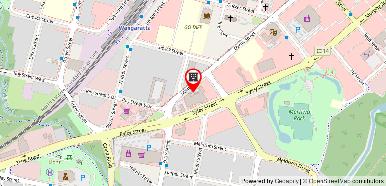 Quality Hotel Wangaratta Gateway on maps