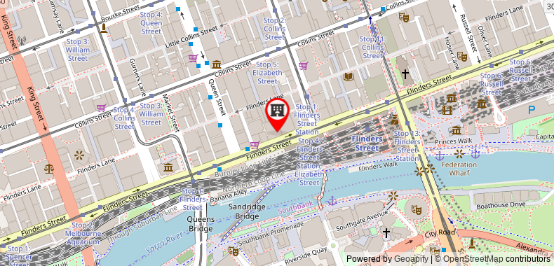 Rendezvous Hotel Melbourne on maps