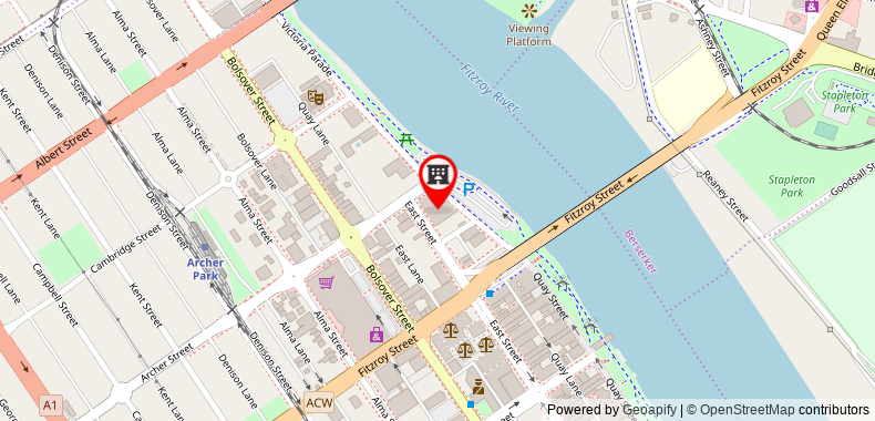Empire Apartment Hotel on maps