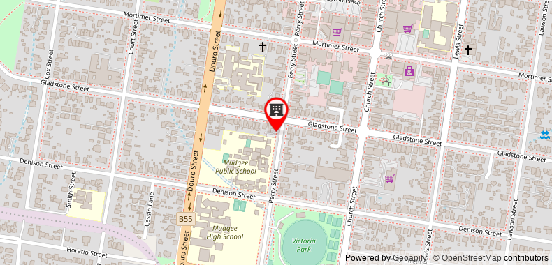 Perry Street Hotel on maps