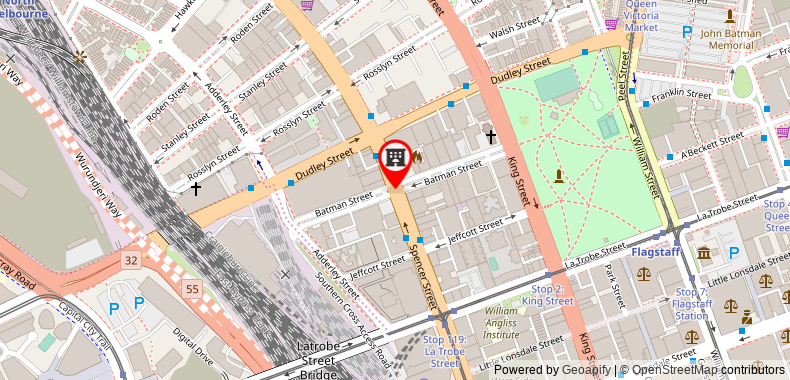 Bản đồ đến IFSuites Melbourne Village