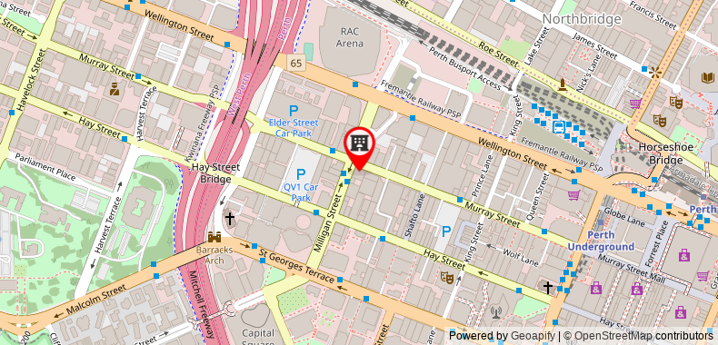 Bản đồ đến CBD(3) apartment in Perth