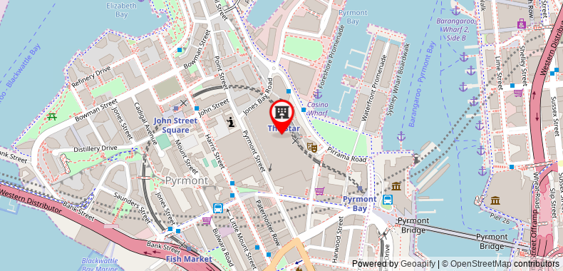 The Star Grand Hotel and Residences Sydney on maps