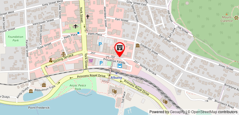 Six Degrees Boutique Hotel on maps