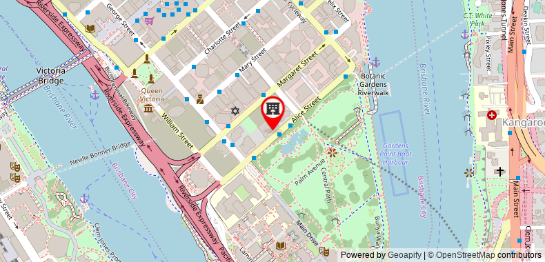 在地图上查看布里斯本西碼頭塞貝爾旅館
