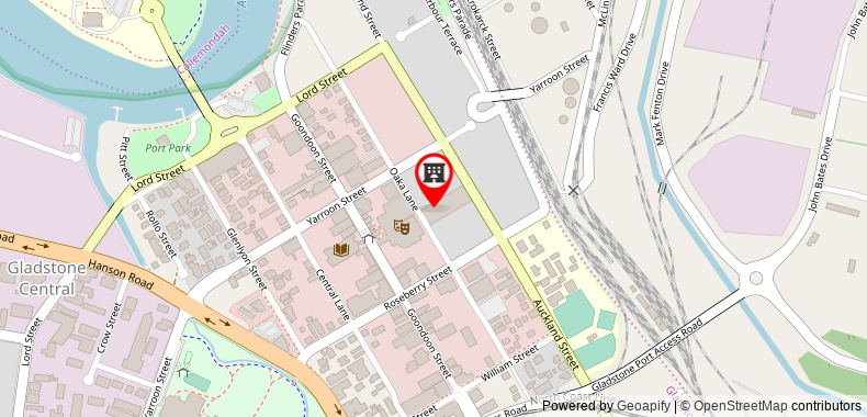 Bản đồ đến Gladstone Central Plaza Apartment