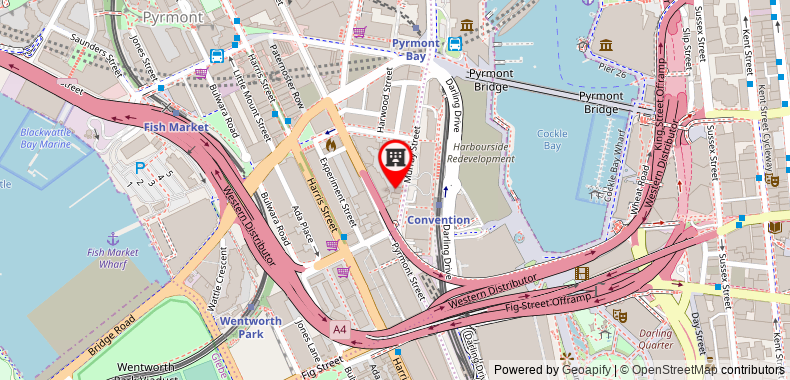 Hotel Kith Darling Harbour on maps