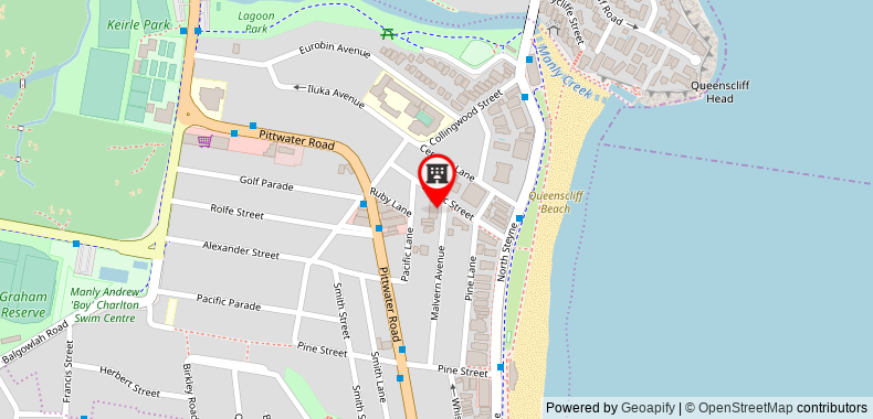 Manly Waves Studios & Apartments on maps