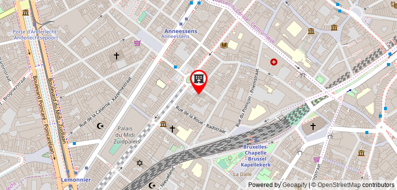 在地图上查看魯佩廣場枕頭大酒店