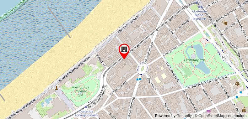 Bản đồ đến Apartment 'Corvidae' @ Ostend (near Bruges)