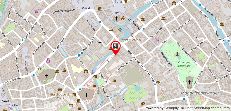 Bản đồ đến Khách sạn De Tuilerieën - Small Luxury s of the World