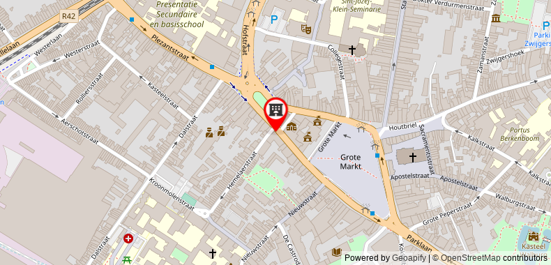 Ibis Sint Niklaas Centrum on maps
