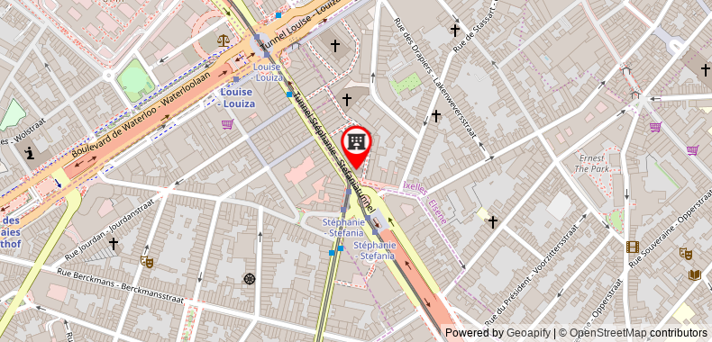 Bản đồ đến Louise Luxury Residence - BRUSSELS Center