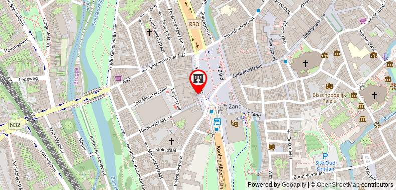 Bản đồ đến Khách sạn Brugge Park