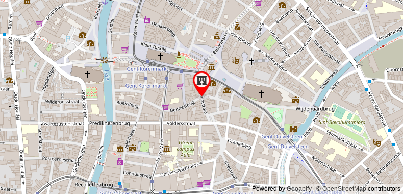 Bản đồ đến Lord of Ghent Junior App 4P