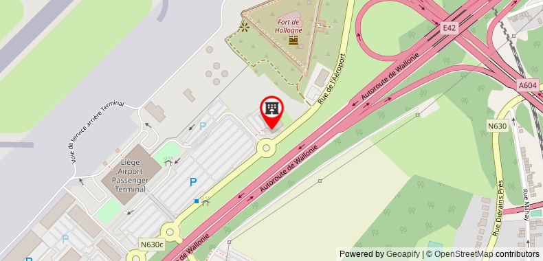 Bản đồ đến Park Inn by Radisson Liege Airport