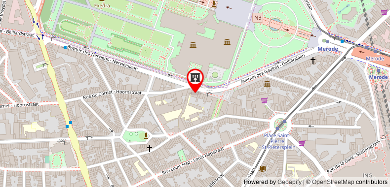 Cinquantenaire Studio Residence - Brussels EU  on maps