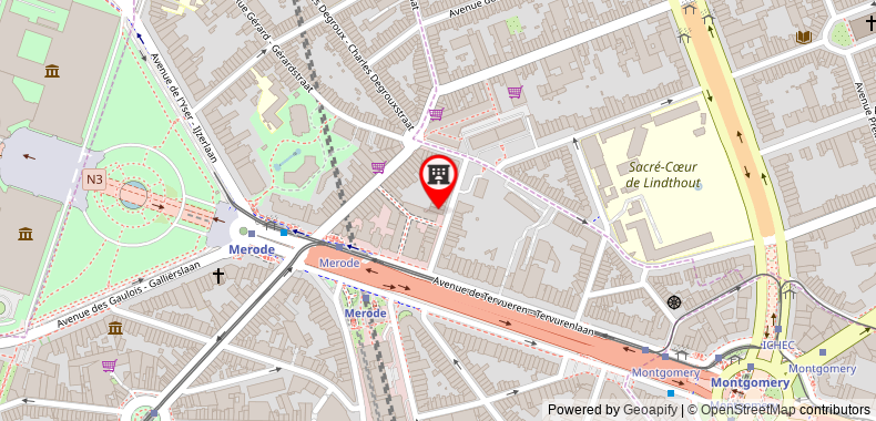 Bản đồ đến Prestige Residence - Brussels Etterbeek