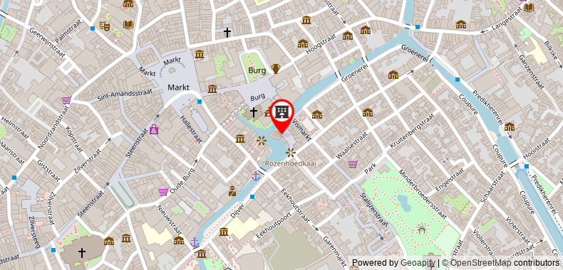Hotel Duc De Bourgogne on maps