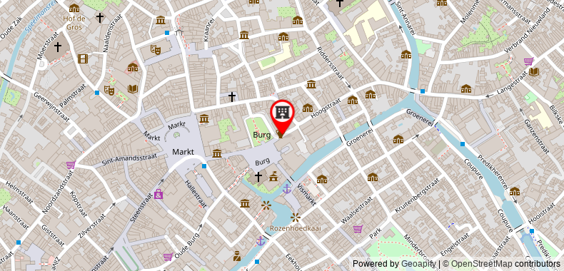 Bản đồ đến Crowne Plaza Brugge
