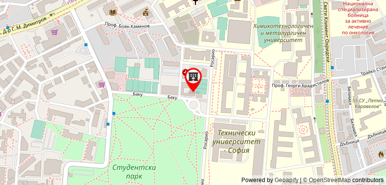 Vitosha Park Hotel on maps
