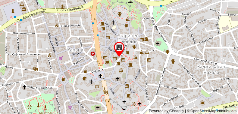 Bản đồ đến Khách sạn Boutique Boris Palace & Restaurant