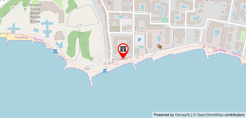 Bản đồ đến Sea View Apartment Prestige Fort Beach