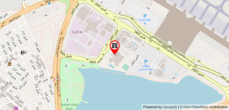 Bản đồ đến Khách sạn Movenpick Bahrain