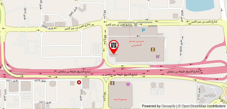 在地图上查看巴林城市中心艾美酒店