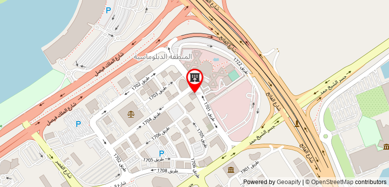 Bản đồ đến Fraser Suites Diplomatic Area Bahrain