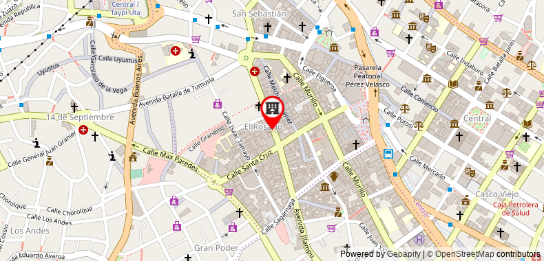 Bản đồ đến Khách sạn Berlina