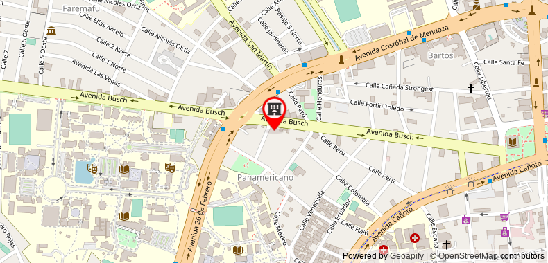 Bản đồ đến Khách sạn Puerta del Rey
