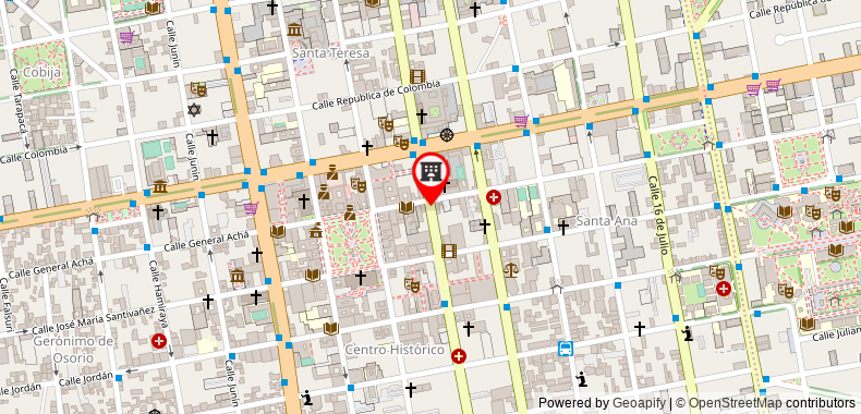 Cesar's Plaza Hotel on maps