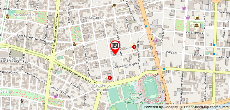Bản đồ đến Khách sạn Boutique Casamagna