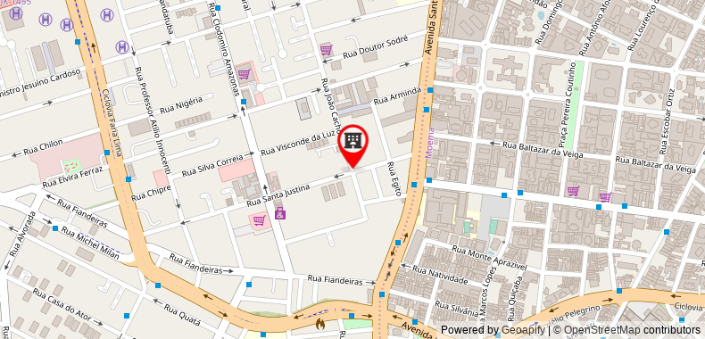 Mercure Sao Paulo Vila Olimpia Hotel on maps