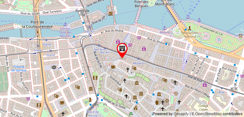 在地图上查看日內瓦輝盛閣國際公寓