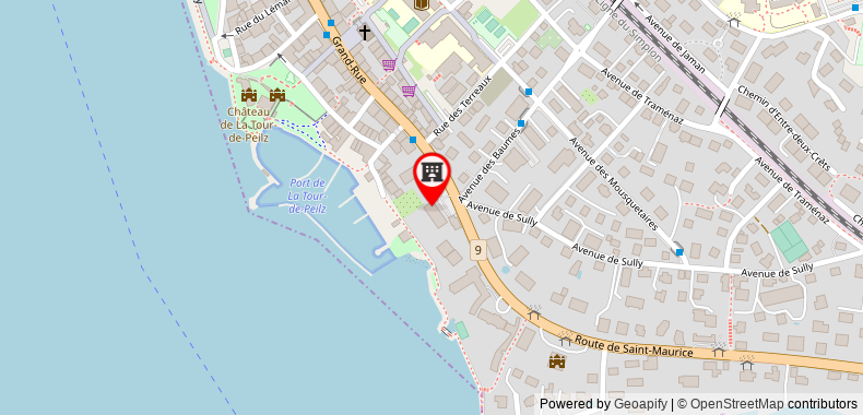 Bản đồ đến Khách sạn Bon Rivage - Restaurant L'Olivier