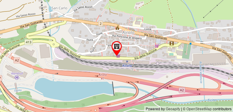 Hotel Forni on maps