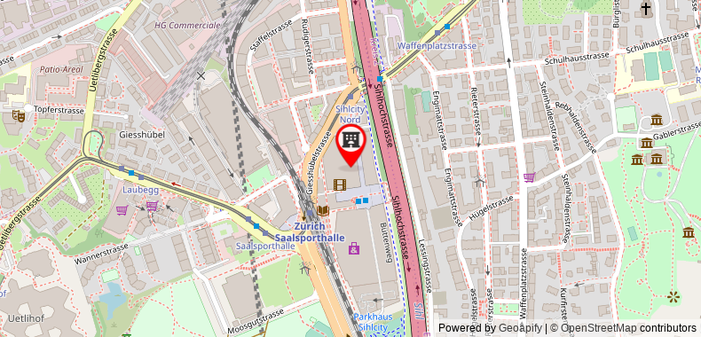 Four Points by Sheraton Sihlcity - Zurich on maps