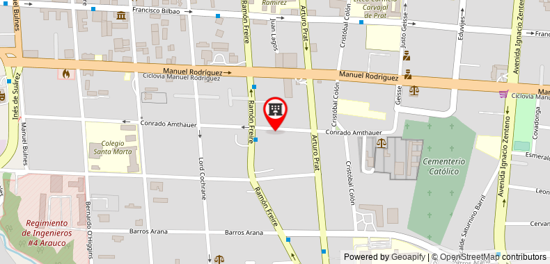 Bản đồ đến Khách sạn Conrado Osorno
