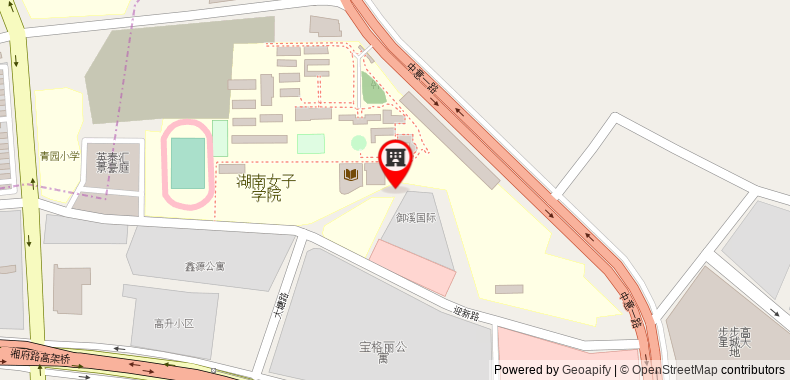 Bản đồ đến Courtyard by Marriott Changsha South