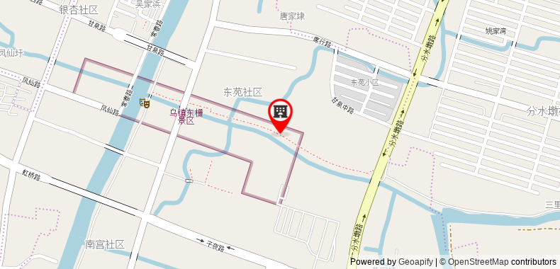 Bản đồ đến Wuzhen Jinhanghe Inn