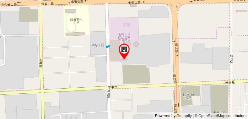 Bản đồ đến Khách sạn Green Tree Inn Linyi Kaiyuan Road