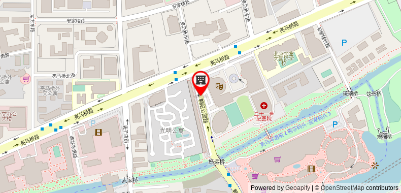 Kempinski Hotel Beijing Lufthansa Center on maps
