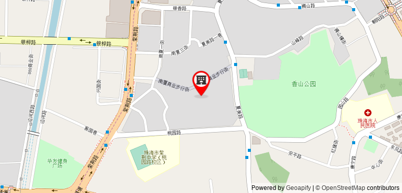 Bản đồ đến Khách sạn Hanting Zhuhai Xiangzhou Long Distance Bus Station