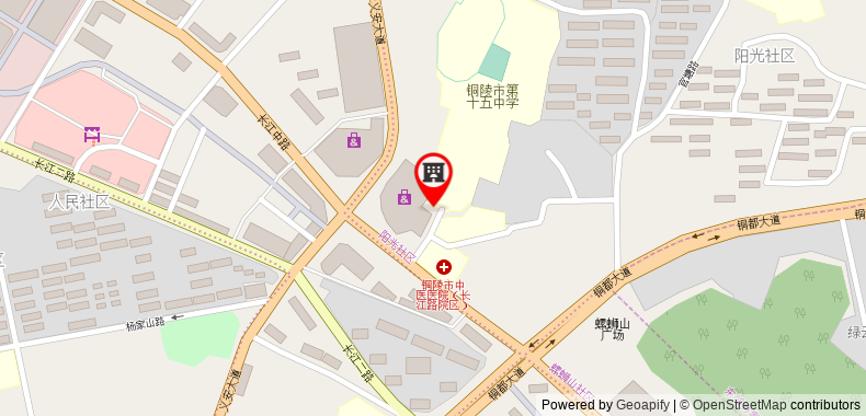 Bản đồ đến Jinjiang Inn Tongling Changjiang Middle Road