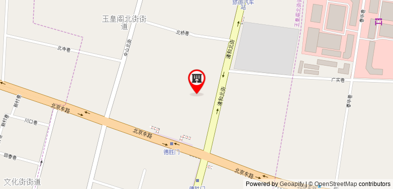 Bản đồ đến Khách sạn JI Yinchuan Gulou