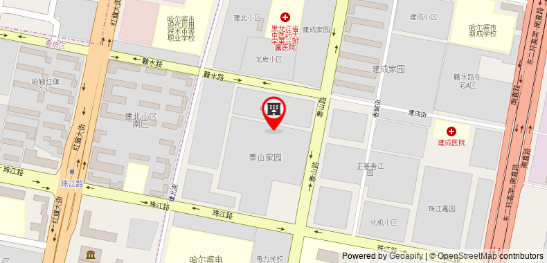 Bản đồ đến Khách sạn Harbin Beidahuang International